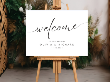 Wedding Welcome Signs - Elegant